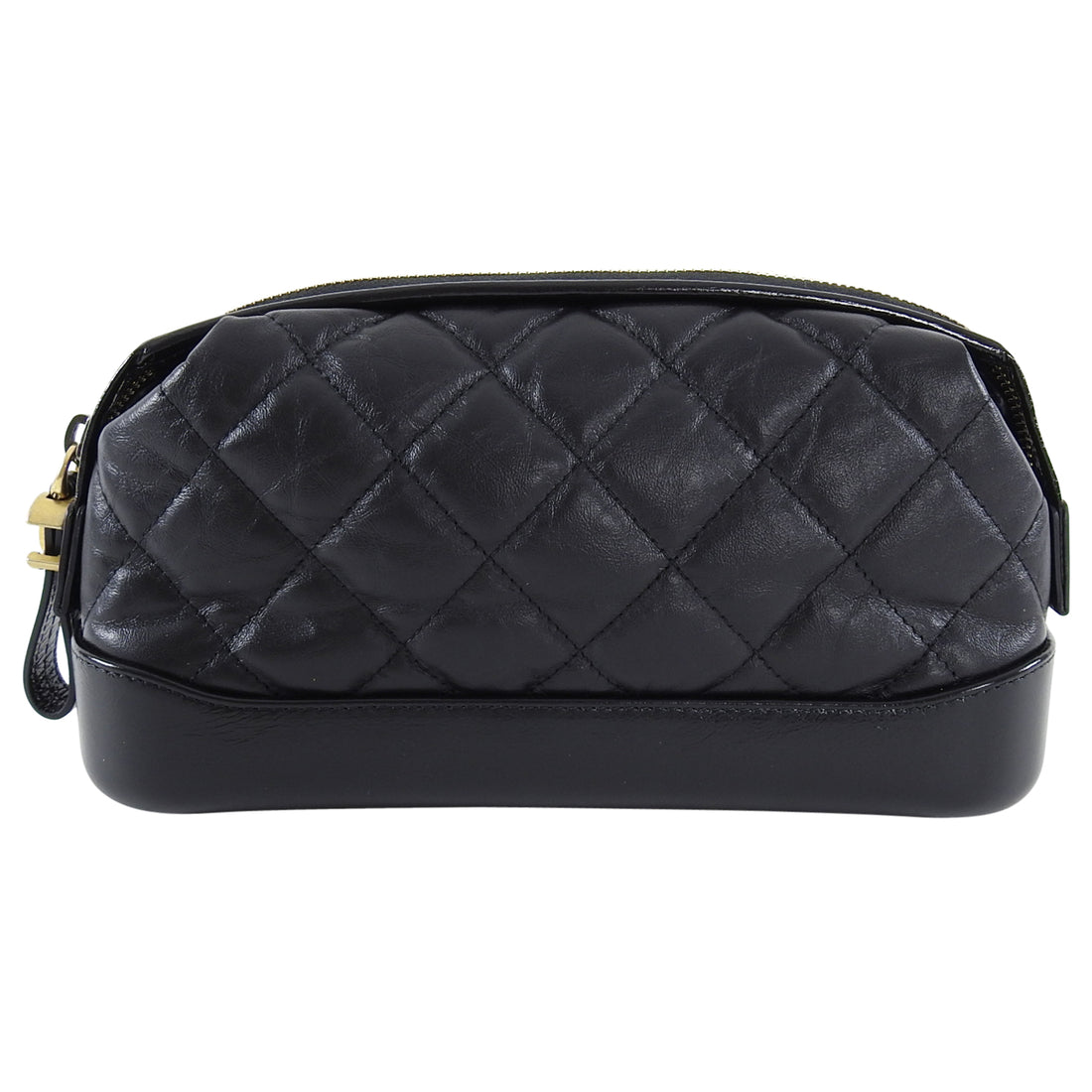 Chanel - Authenticated Gabrielle Clutch Bag - Leather Black for Women, Never Worn