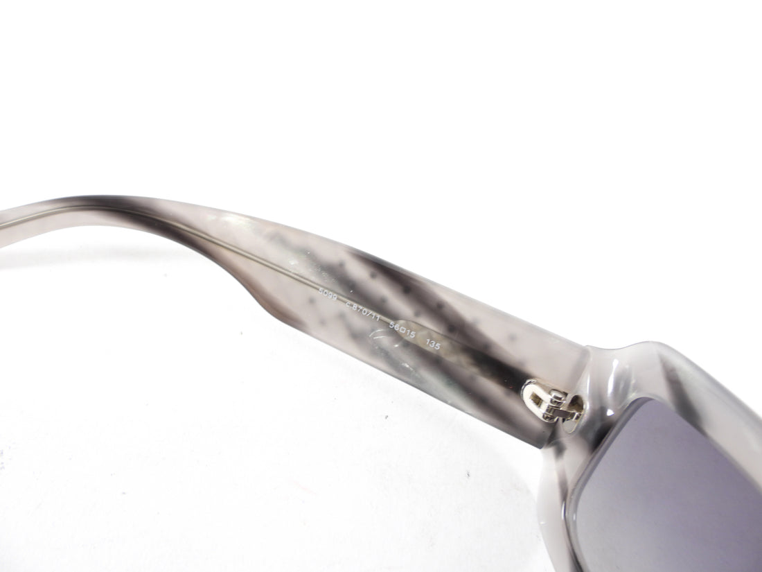 Chanel Vintage Grey Marble Frame Sunglasses