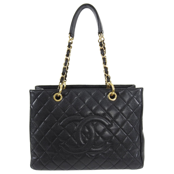Chanel Black Caviar GST Grand Shopping Tote Bag – I MISS YOU VINTAGE
