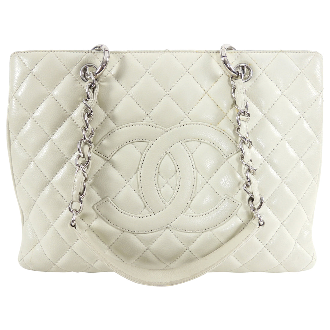 Chanel gst white caviar Clearance