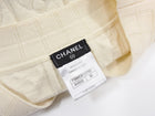 Chanel Ivory Textured Knit Sleeveless Dress - M