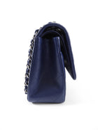 Chanel Navy Blue Jumbo Caviar Classic Double Flap Bag SHW