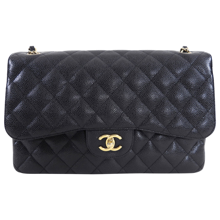 Chanel Timeless Jumbo Double Flap 2015 - Designer WishBags