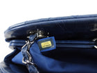 Chanel Blue Aged Glazed Leather Just Mademoiselle Bag