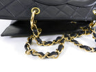 Chanel Vintage Large Lambskin Quilted CC Logo Tote Bag