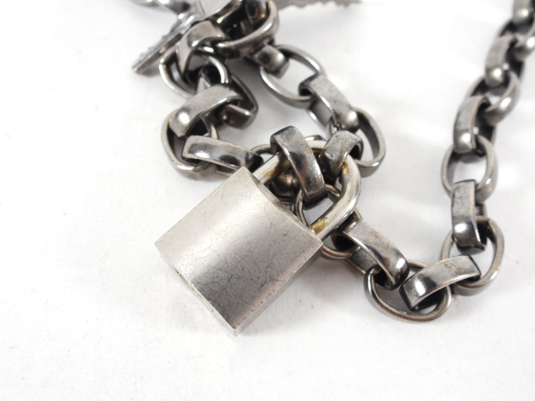 Chanel Vintage 03A Padlock and Key Chain Belt 