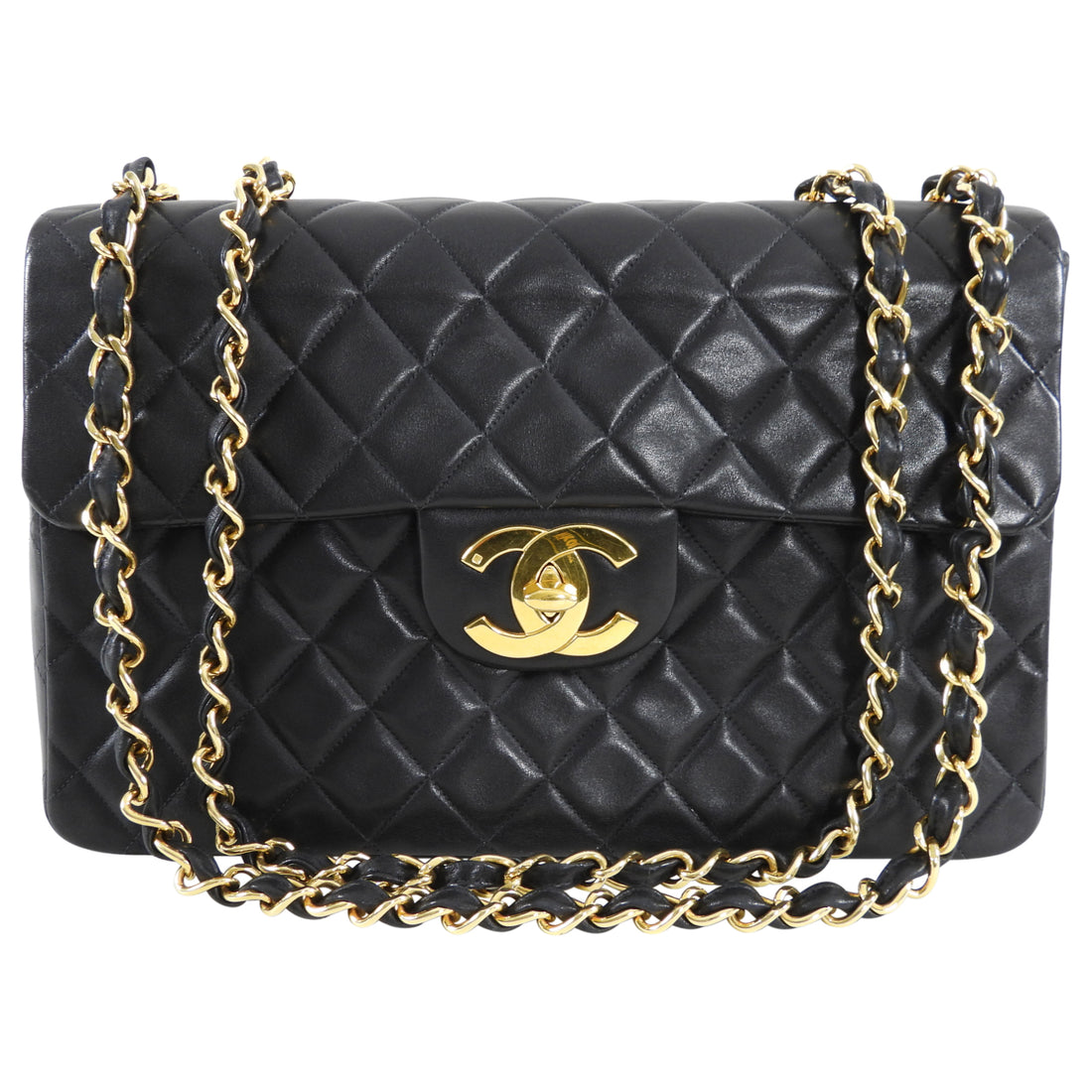 Chanel 1991-1994 Mini Camera Bag Black Lambskin – AMORE