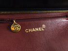 Chanel Vintage 1991 Black Lambskin CC Medallion Tote Bag