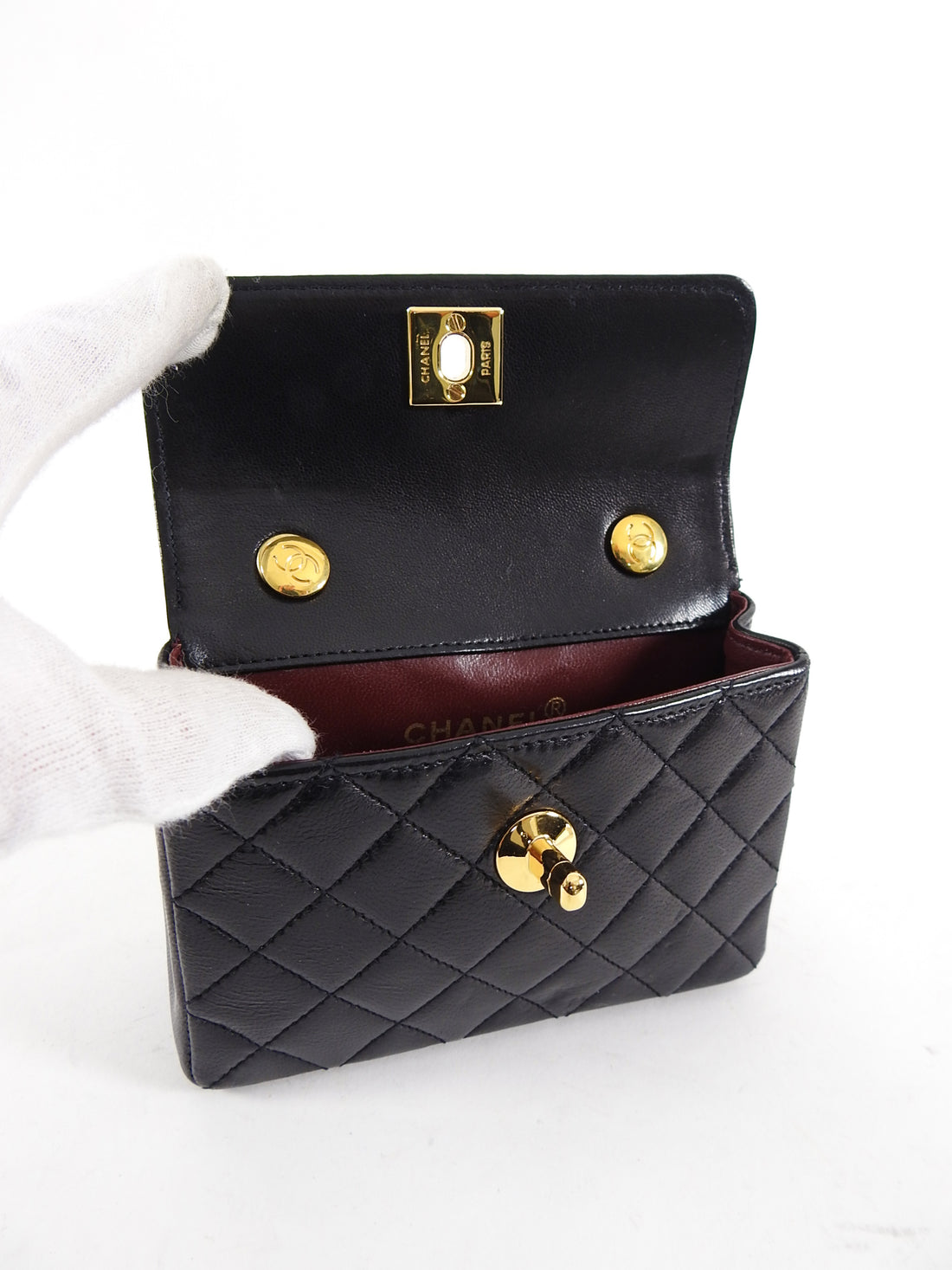 Chanel Vintage 1989-1991 Micro Mini Lambskin Flap Bag – I MISS YOU VINTAGE