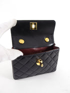 Chanel Vintage 1989-1991 Micro Mini Lambskin Flap Bag