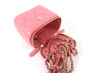Chanel 2020 Pink Lambskin Mini Trendy Vanity Bag