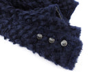 Chanel 08A Navy Boucle Textured Wool Jacket - S