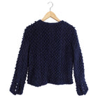 Chanel 08A Navy Boucle Textured Wool Jacket - S