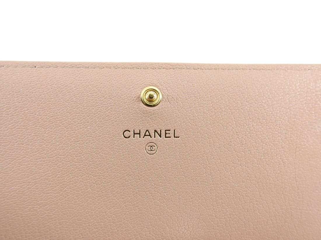 Chanel Nude Long Continental CC Wallet