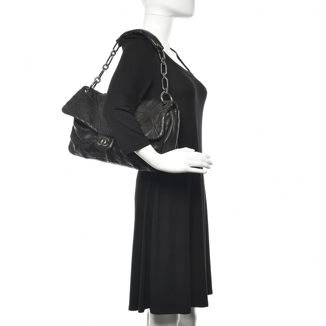 Chanel Origami Quilted CC Flap Bag with Chain Handle