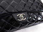 Chanel Patent Leather Jumbo Quilted Single Flap Bag