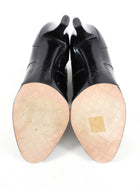 Chanel 17A Black Patent Lace up Heels - 41 / 40