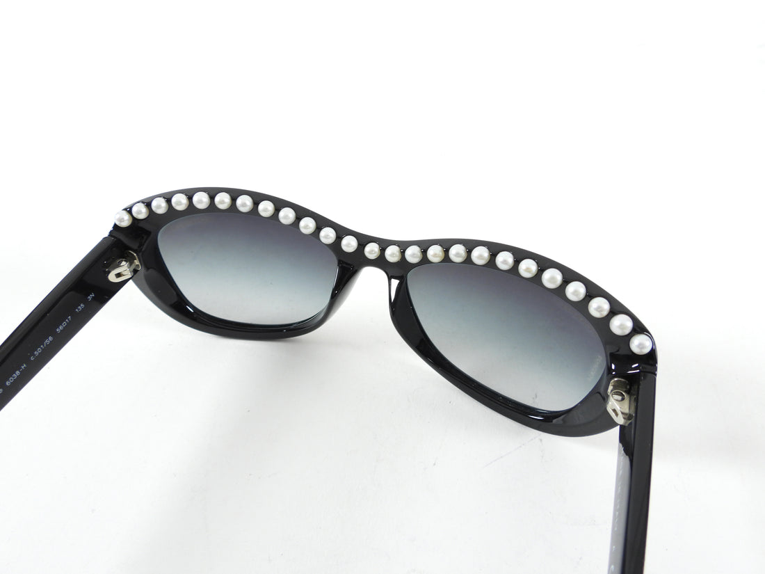 Chanel Pearl Sunglasses - 8 For Sale on 1stDibs  sunglasses with pearls, chanel  pearl glasses, chanel mother of pearl sunglasses