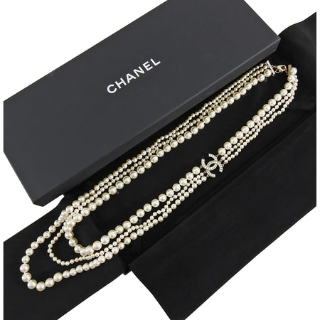 Chanel Pearl Necklace 14S