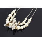 Chanel 15P Pearl and Strass Crystal CC Necklace
