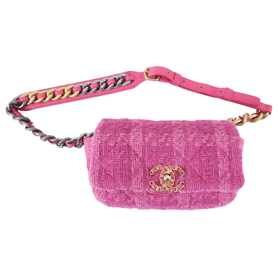 Chanel 19 Belt Bag - Pink Waist Bags, Handbags - CHA902418