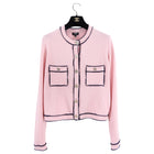 Chanel 21S Pink Runway Cardigan Sweater with No. 5 Buttons - FR38 / USA S
