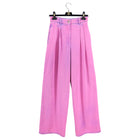 Chanel 21S Pink Wide Leg Denim Jeans - FR36