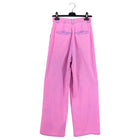 Chanel 21S Pink Wide Leg Denim Jeans - FR36