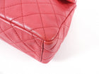 Chanel Hot Pink Quilted Maxi Single Flap Bag