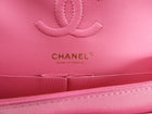 Chanel 2021 Small Pink Caviar Double Classic Flap Bag GHW