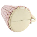 Chanel Pink and Ivory CC Logo Resin Tile Barrel Bag