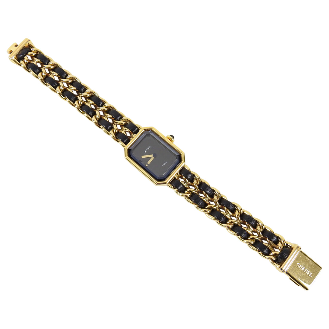 Chanel Vintage 1987 Premiere Watch Chain Link Bracelet
