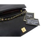 Chanel Vintage 1996 Black Quilted Lambskin Flap Bag 
