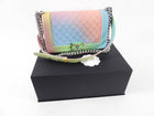 Chanel Rainbow Caviar Medium Boy Bag SHW