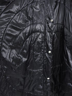 Chanel Black Nylon Hooded Poncho Raincoat with CC Logo - S