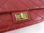 Chanel 12A Dark Red Quilted Single Flap Bag