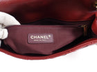 Chanel 12A Dark Red Quilted Single Flap Bag