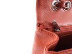 Chanel Coral / Rouge Jumbo Caviar Classic Single Flap Bag SHW