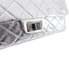 Chanel 2.55 Reissue 227 Jumbo Silver Aged Calfskin Flap Bag