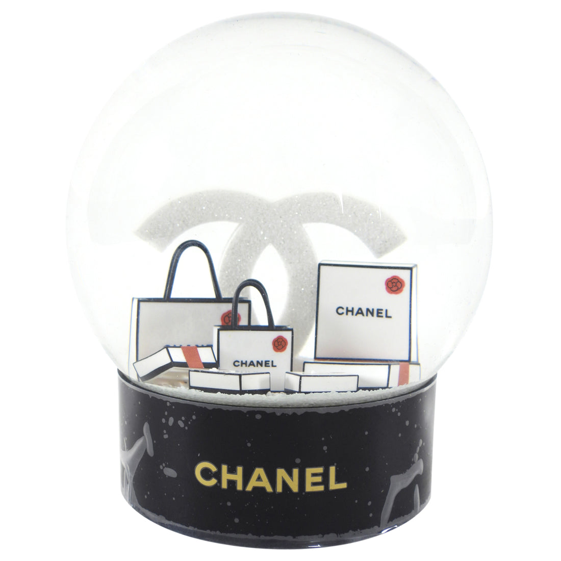 ❗️NEW CHANEL SNOW GLOBE❗️ . This vintage Chanel snow globe has just arrived  from our supplier in France! Only one available, an amazing…