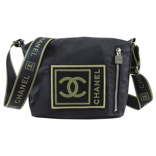 Chanel Sport Vintage Nylon Crossbody Messenger Bag – I MISS
