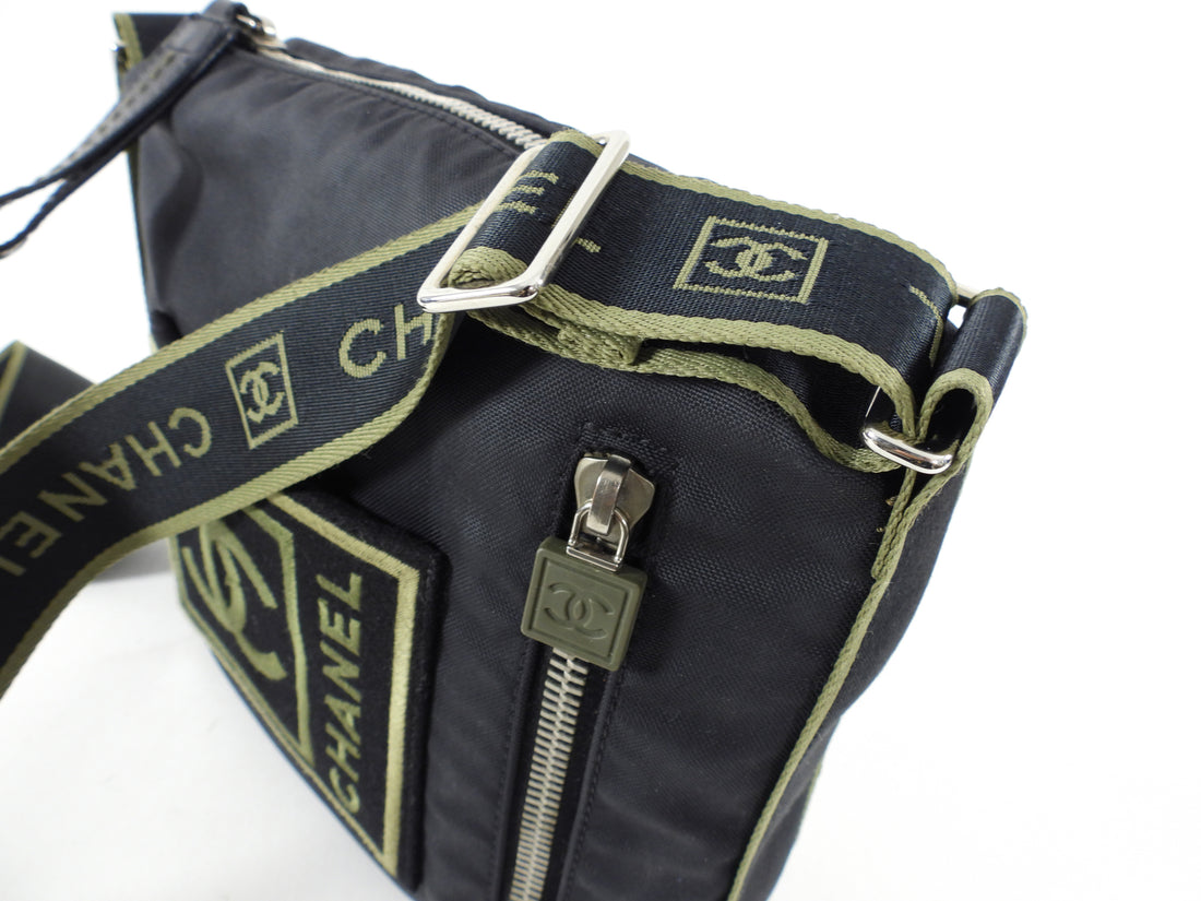 Chanel Sport Vintage Nylon Crossbody Messenger Bag