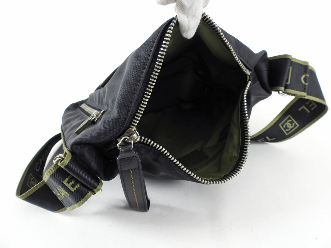 Chanel Vintage - Sport Line Chain Shoulder Bag - Black - Canvas and Vinyl  Handbag - Luxury High Quality - Avvenice