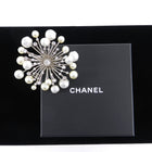 Chanel 17K Starburst Pearl CC Runway Brooch Pin 