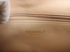 Chanel Light Nude Chevron and Lizard Top Handle Bag