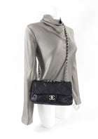 Chanel Black Ultimate Stitch Single Flap Bag
