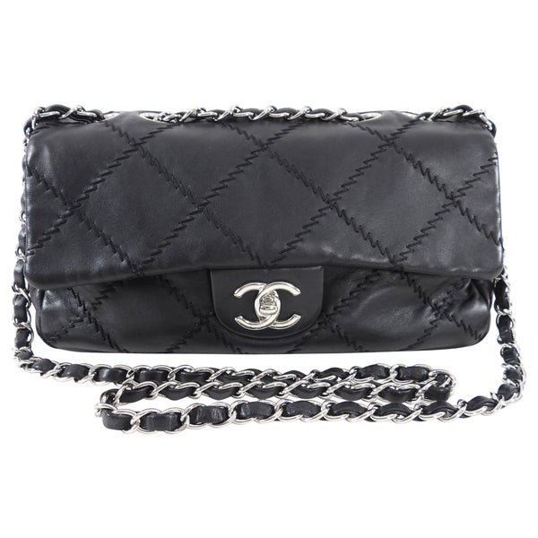 Chanel Black Ultimate Stitch Single Flap Bag – I MISS YOU VINTAGE