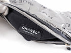 Chanel Pewter Metallic Unlimited Logo Zip Pouch