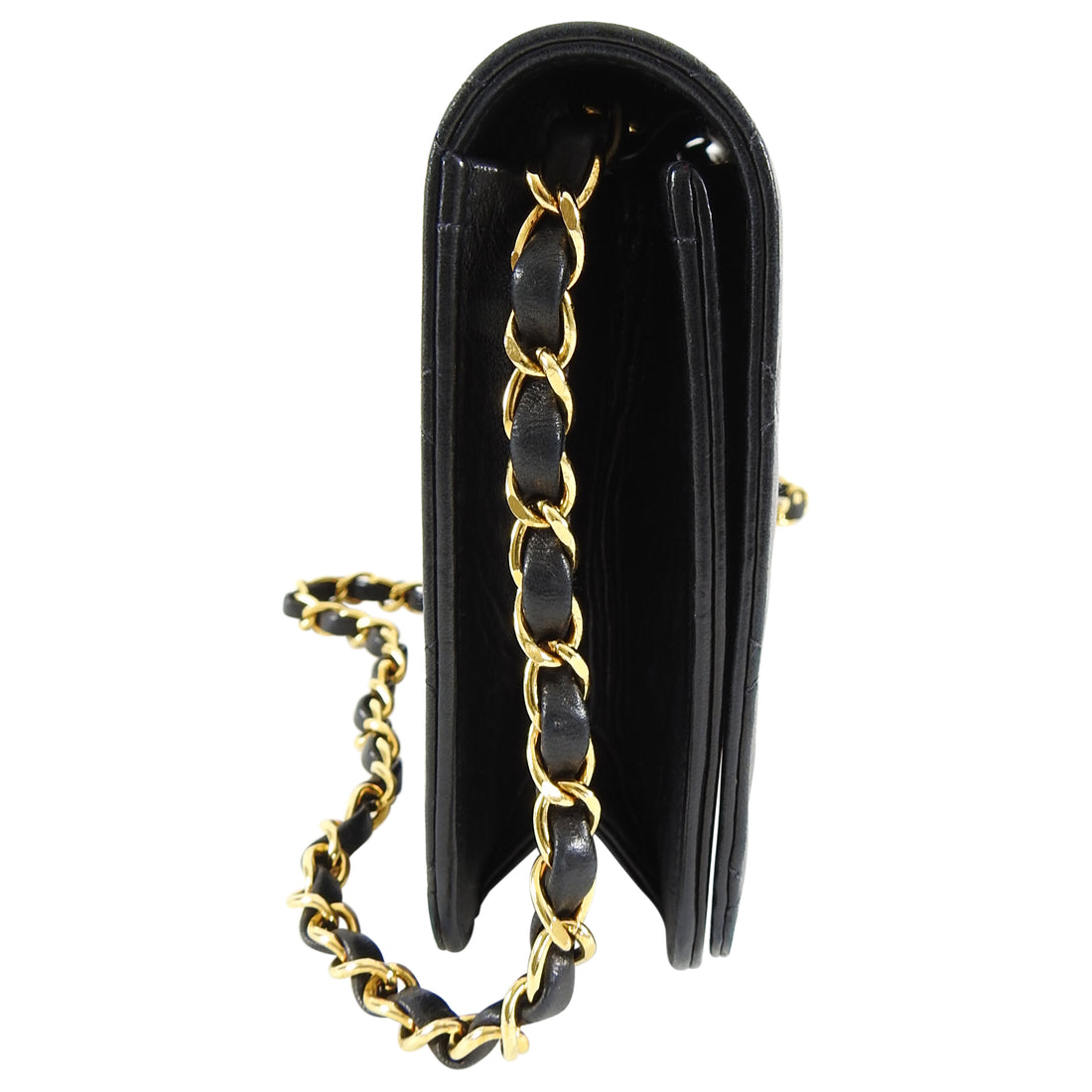 Chanel Vintage 1996 Black Quilt Chain Strap Shoulder Bag