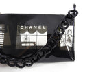 Chanel Vintage Spring 2003 Clear Vinyl Coco No 5 Chain Strap Bag